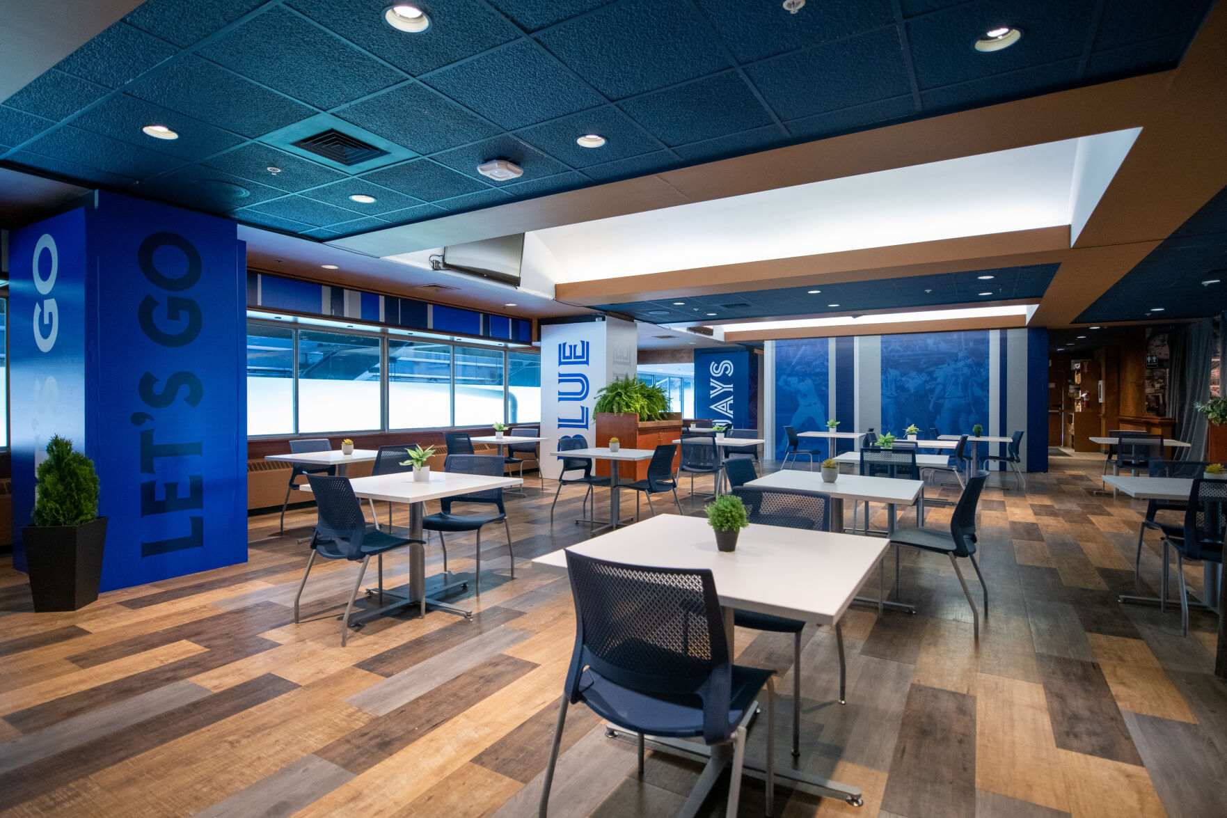 Player dining area